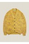 Kurt Space Dyed Cardigan Κίτρινο Πολύχρωμο | Ανδρικό YMC