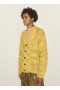 Kurt Space Dyed Cardigan Κίτρινο Πολύχρωμο | Ανδρικό YMC