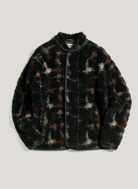  Μπουφάν Παραλίας Jacquard Fleece Πράσινο Πολύχρωμο | Ανδρικό YMC